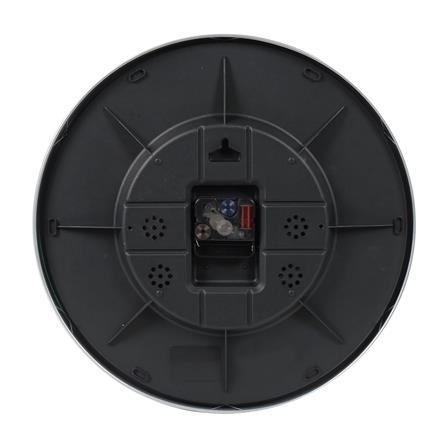 นาฬิกาแขวน SNAZZ EG7765KW 14 นิ้ว สีเงิน_2