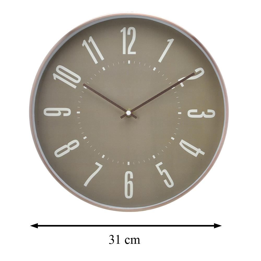 นาฬิกาแขวน SNAZZ EG7757 12 นิ้ว สีทองแดง