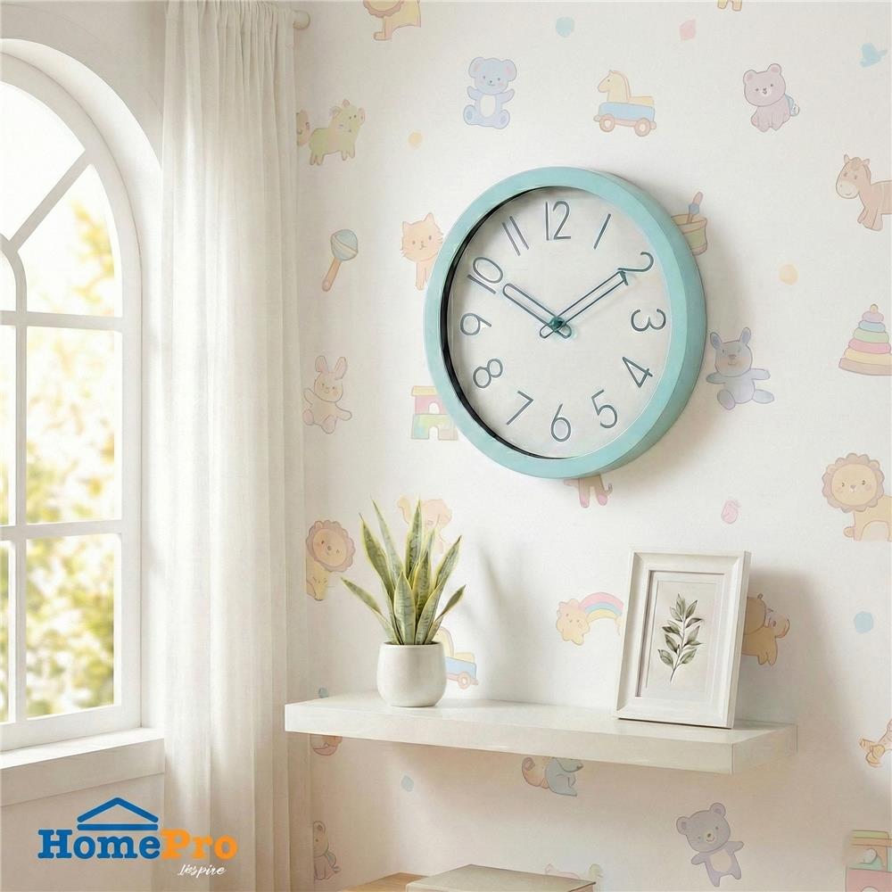 นาฬิกาแขวน SNAZZ EG6911A 12 นิ้ว สีเขียว