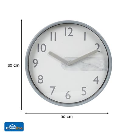 นาฬิกาแขวน SNAZZ EG6911D 12 นิ้ว สีเทา_5