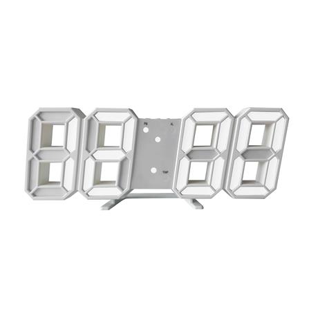 นาฬิกาดิจิทัล LED SNAZZ EE1008 9.4x3.6 นิ้ว สีขาว_0