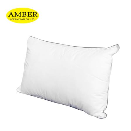 หมอนหนุน ไมโครเจล AMBER 15x23 นิ้ว สีขาว_0