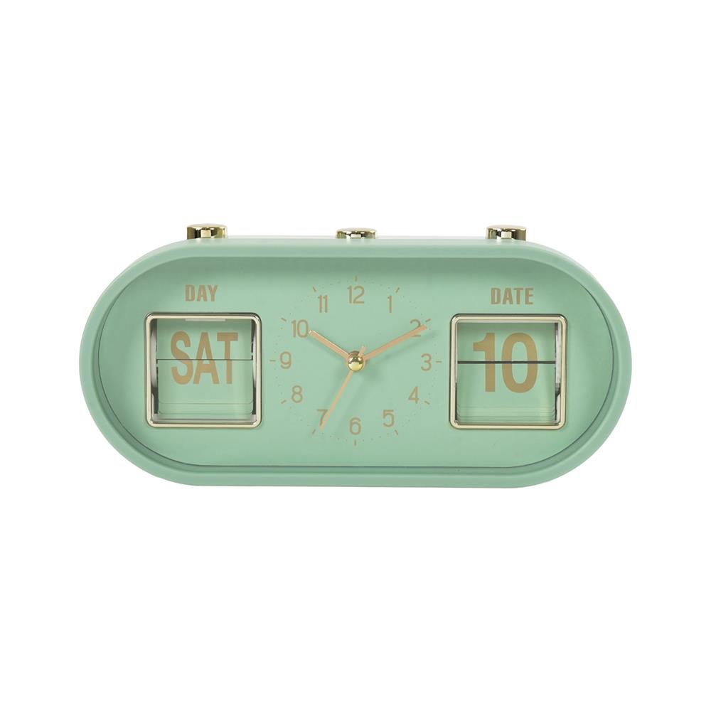 นาฬิกาตั้งโต๊ะ SNAZZ EG6266 8x3.7 นิ้ว สีเขียว