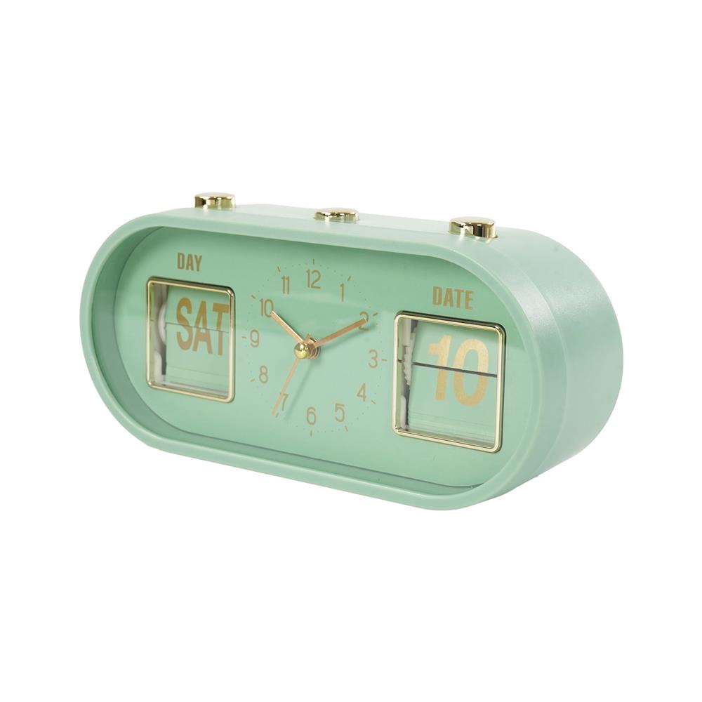 นาฬิกาตั้งโต๊ะ SNAZZ EG6266 8x3.7 นิ้ว สีเขียว