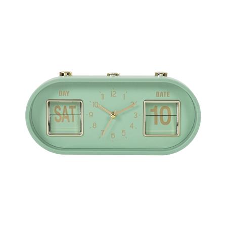 นาฬิกาตั้งโต๊ะ SNAZZ EG6266 8x3.7 นิ้ว สีเขียว_0