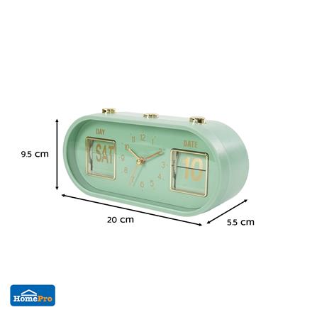 นาฬิกาตั้งโต๊ะ SNAZZ EG6266 8x3.7 นิ้ว สีเขียว_5