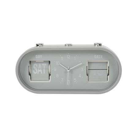 นาฬิกาตั้งโต๊ะ SNAZZ EG6266 8x3.7 นิ้ว สีเทา