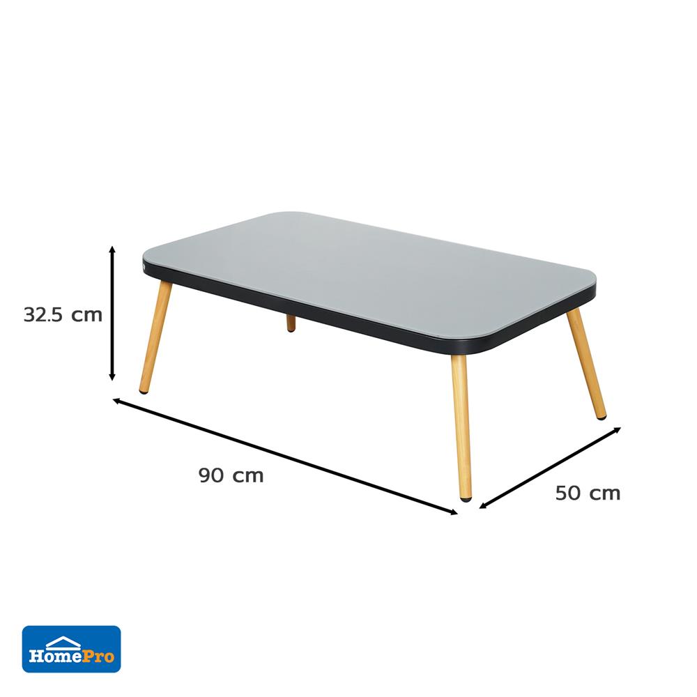 ชุดโซฟาสนาม 4 ที่นั่ง SPRING LINDA สีเทา/น้ำตาล