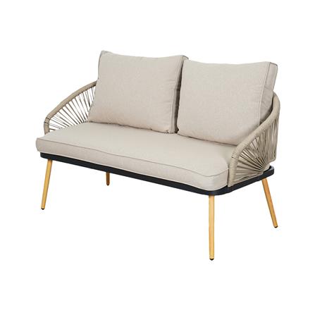 ชุดโซฟาสนาม 4 ที่นั่ง SPRING LINDA สีเทา/น้ำตาล_1