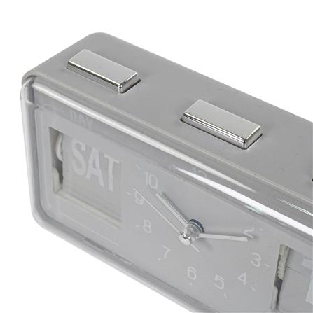 นาฬิกาตั้งโต๊ะ SNAZZ EG6265 6.8x3.5 นิ้ว สีเทา_3