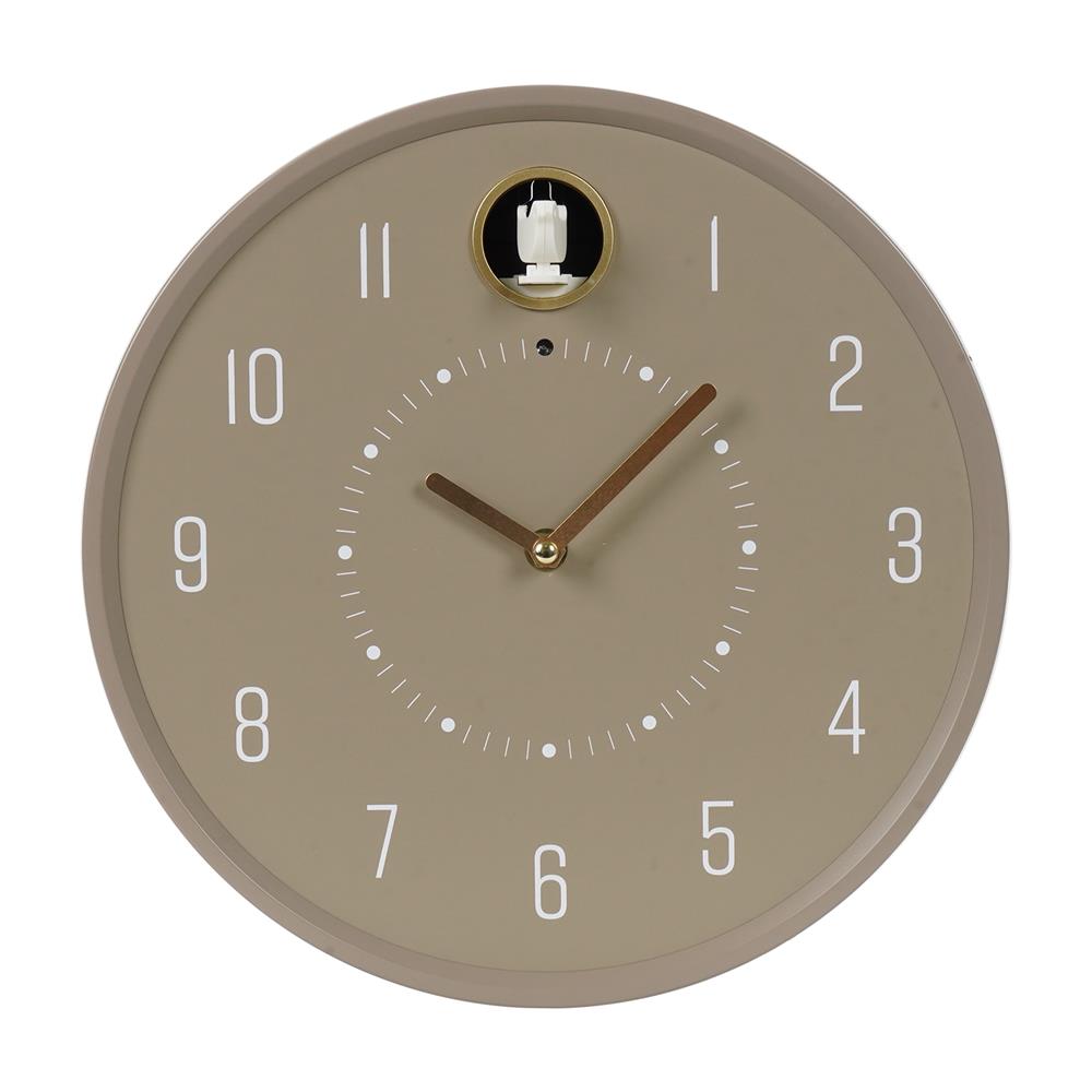 นาฬิกาแขวน SNAZZ EG1002BIRD 12 นิ้ว สีน้ำตาล_1