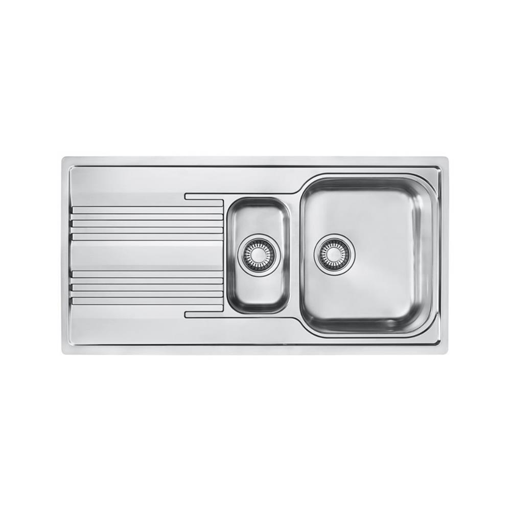 ซิงค์ฝัง 2 หลุม 1 ที่พัก FRANKE SRX 651 LHD สีเงิน