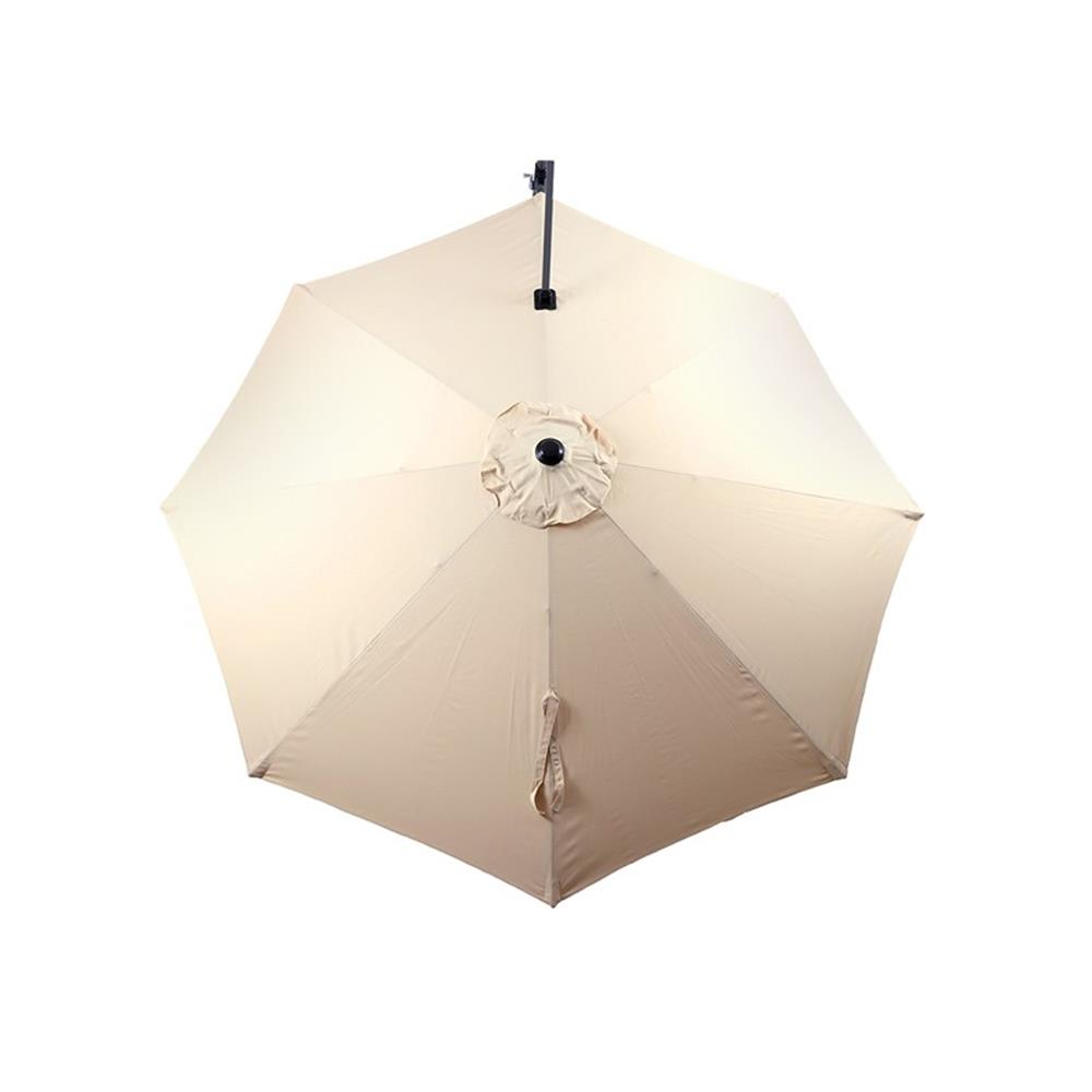 ผ้าร่มสนามตัวแอล SPRING 3x3 ม. สีครีม