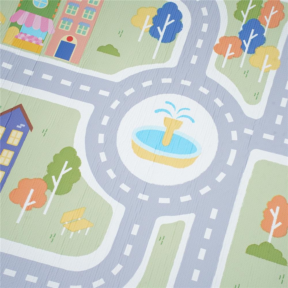 แผ่นอเนกประสงค์ HOME LIVING STYLE STREET 125x185 ซม. สีเขียว