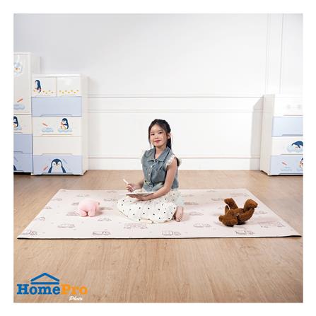 แผ่นอเนกประสงค์ HOME LIVING STYLE CARS 125x185 ซม. สีครีม_5