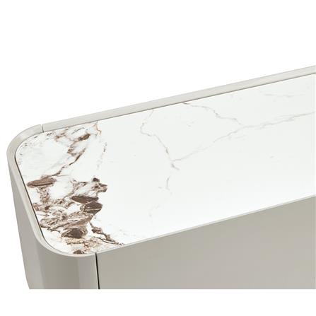 ตู้วางทีวี BENETTA GLAMORI 200 ซม. สีเทา/ลายหินอ่อนขาว_2