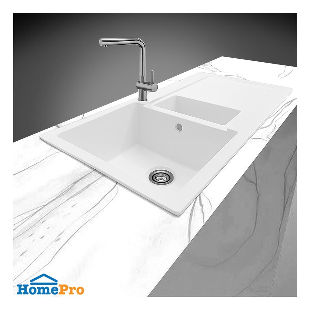 ซิงค์ฝัง 1.5 หลุม 1 ที่พัก FRANKE MRG 651 BIANCO สีขาว