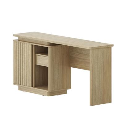 โต๊ะเครื่องแป้ง (ที่นั่งขวา) SB FURNITURE VALLEY 19238542 160 ซม. สีไม้อ่อน_2