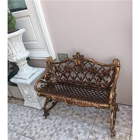 ม้านั่งสนาม AUNCHISAALLOY 1BC สีทองรมดำ_1