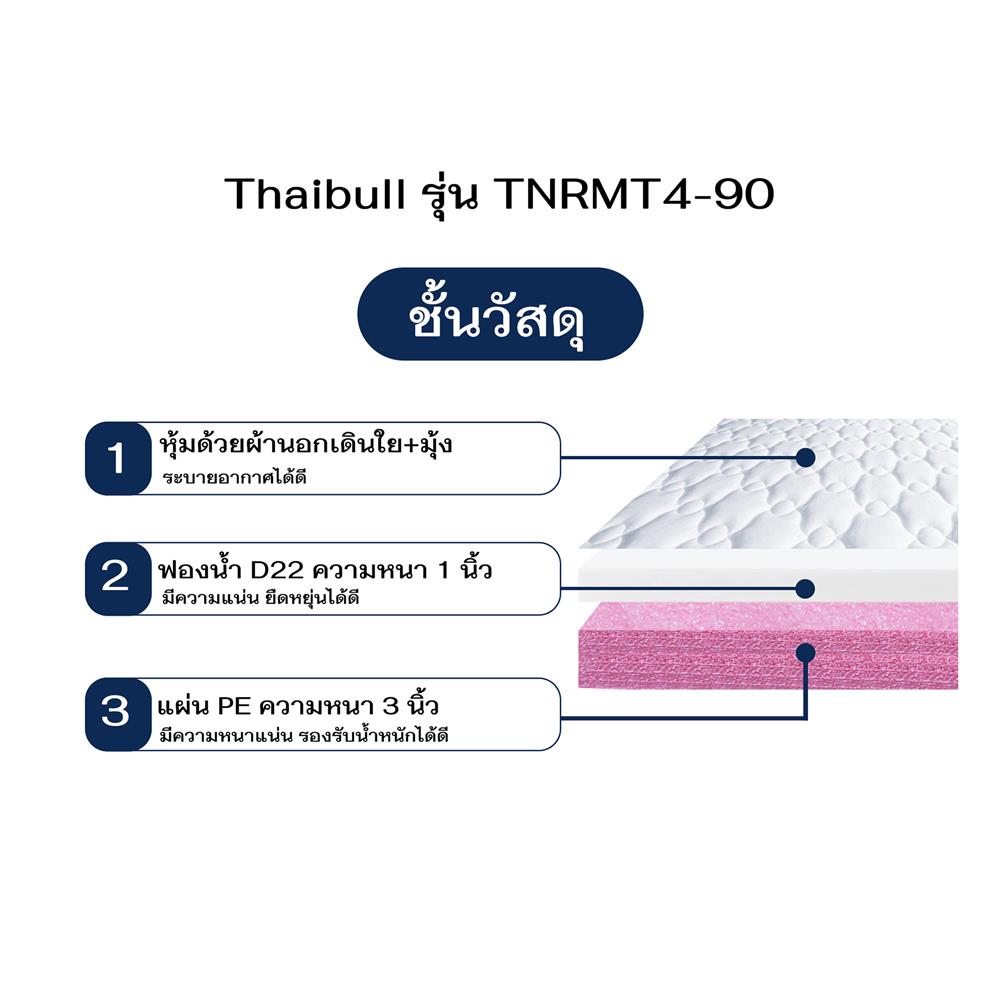 ที่นอน 3 ฟุต THAIBULL TNRMT4-90