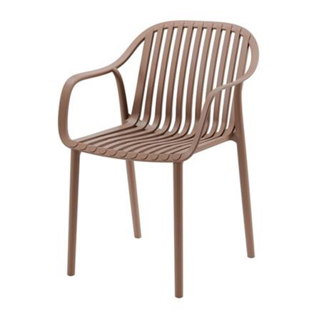 เก้าอี้พลาสติก SPRING WYNN สีน้ำตาล_0
