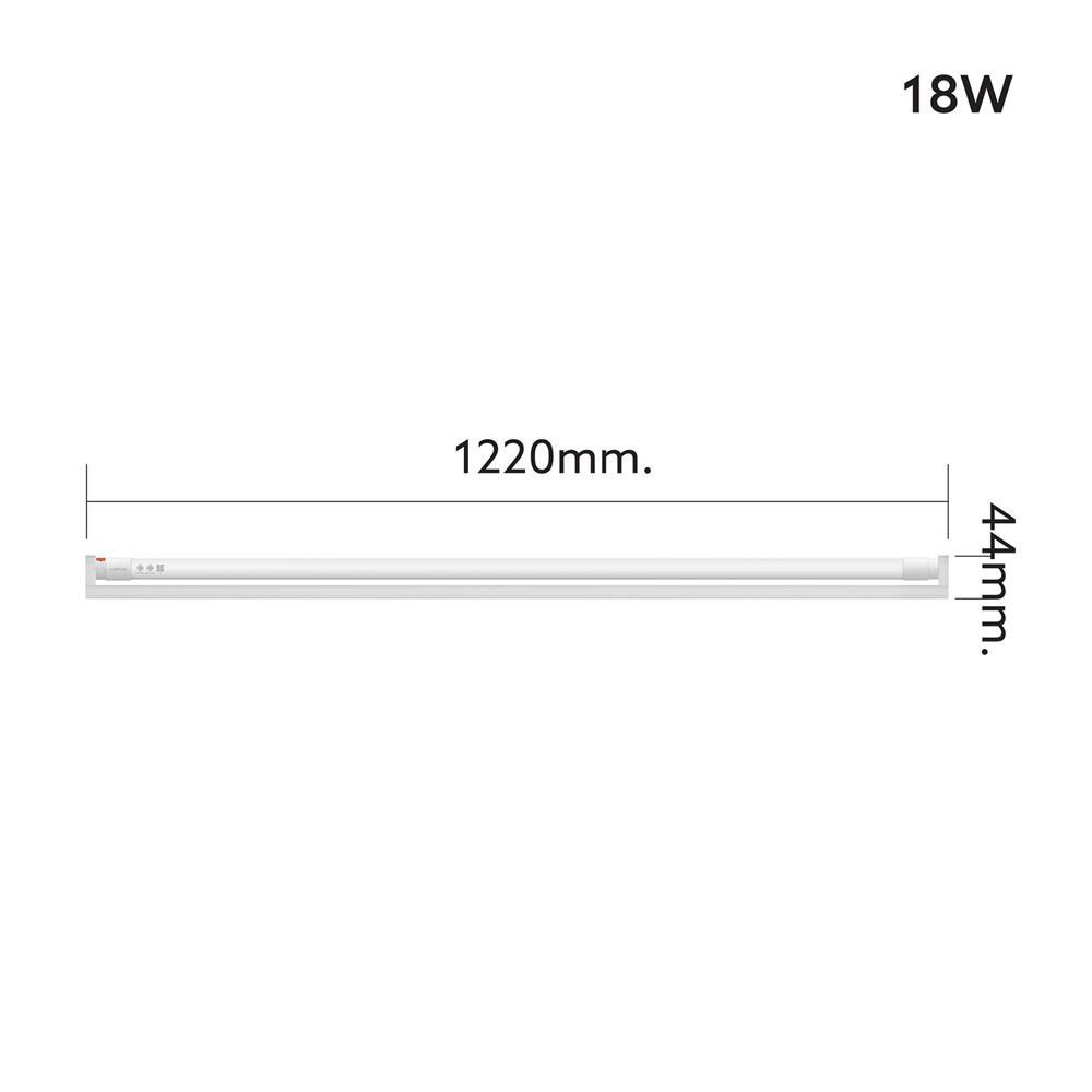 ชุดรางนีออน LED LAMPTAN T8 SET SUPER SAVE DE 18 วัตต์ DAYLIGHT