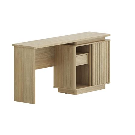 โต๊ะเครื่องแป้ง (ที่นั่งซ้าย) SB FURNITURE VALLEY 19238543 160 ซม. สีไม้อ่อน_2