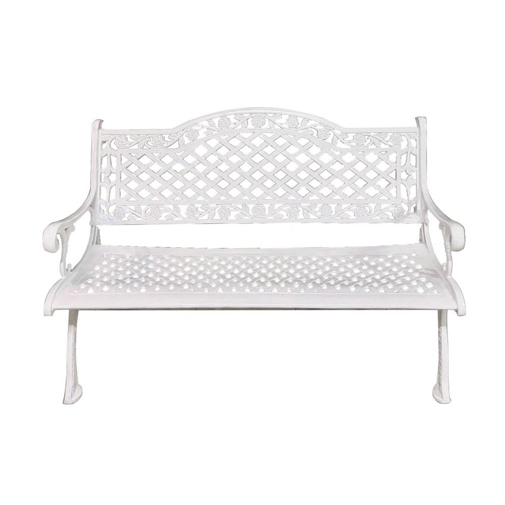 ม้านั่งสนาม AUNCHISAALLOY 1BA สีขาว