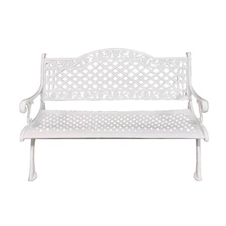 ม้านั่งสนาม AUNCHISAALLOY 1BA สีขาว_0