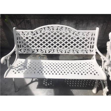 ม้านั่งสนาม AUNCHISAALLOY 1BA สีขาว_2