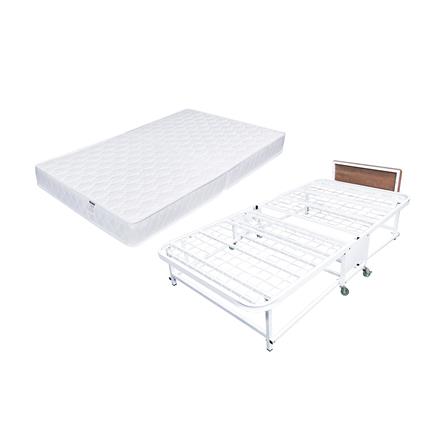 เตียงพับพร้อม TOPPER THAIBULL SSTPE245-90TNR สีขาว_3