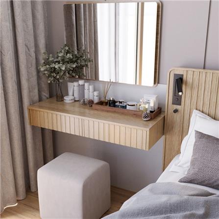 โต๊ะเครื่องแป้ง SB FURNITURE VALLEY 19243723 100 ซม. สีไม้อ่อน_2