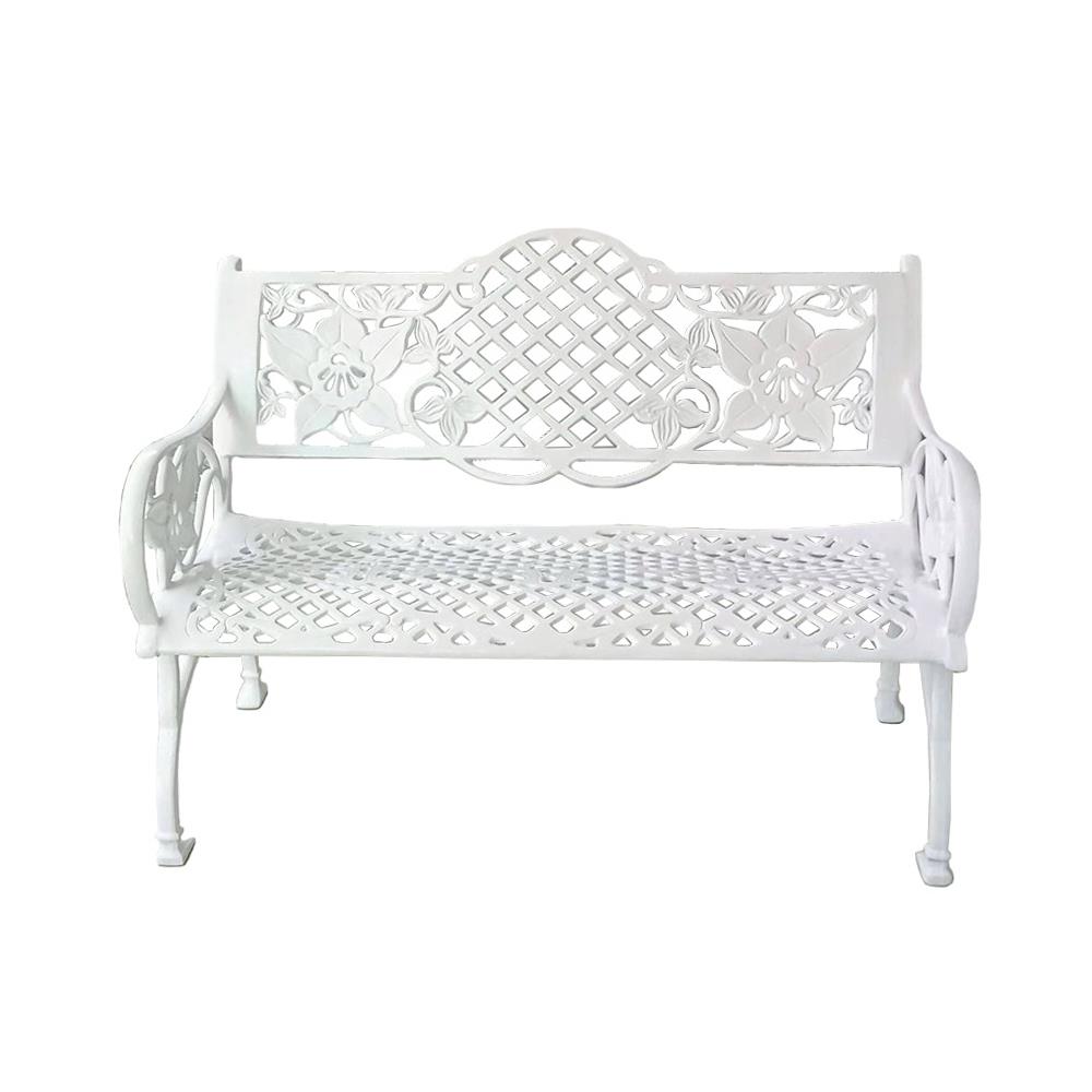 ม้านั่งสนาม AUNCHISAALLOY 1BE สีขาว