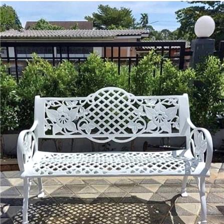 ม้านั่งสนาม AUNCHISAALLOY 1BE สีขาว_4