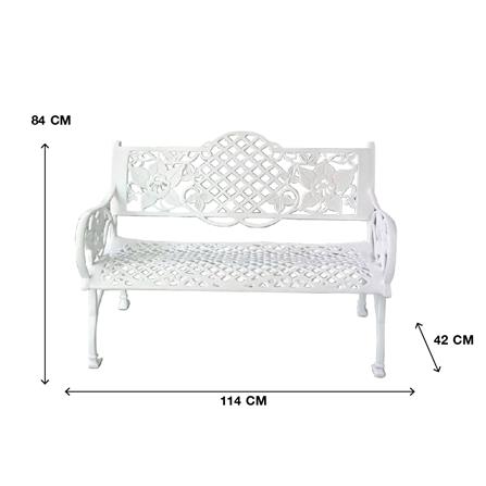 ม้านั่งสนาม AUNCHISAALLOY 1BE สีขาว_6