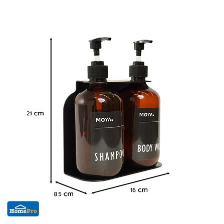 ชุดกระปุกห้องน้ำ พลาสติก ABS-SS201 MOYA ZZQ1232_6