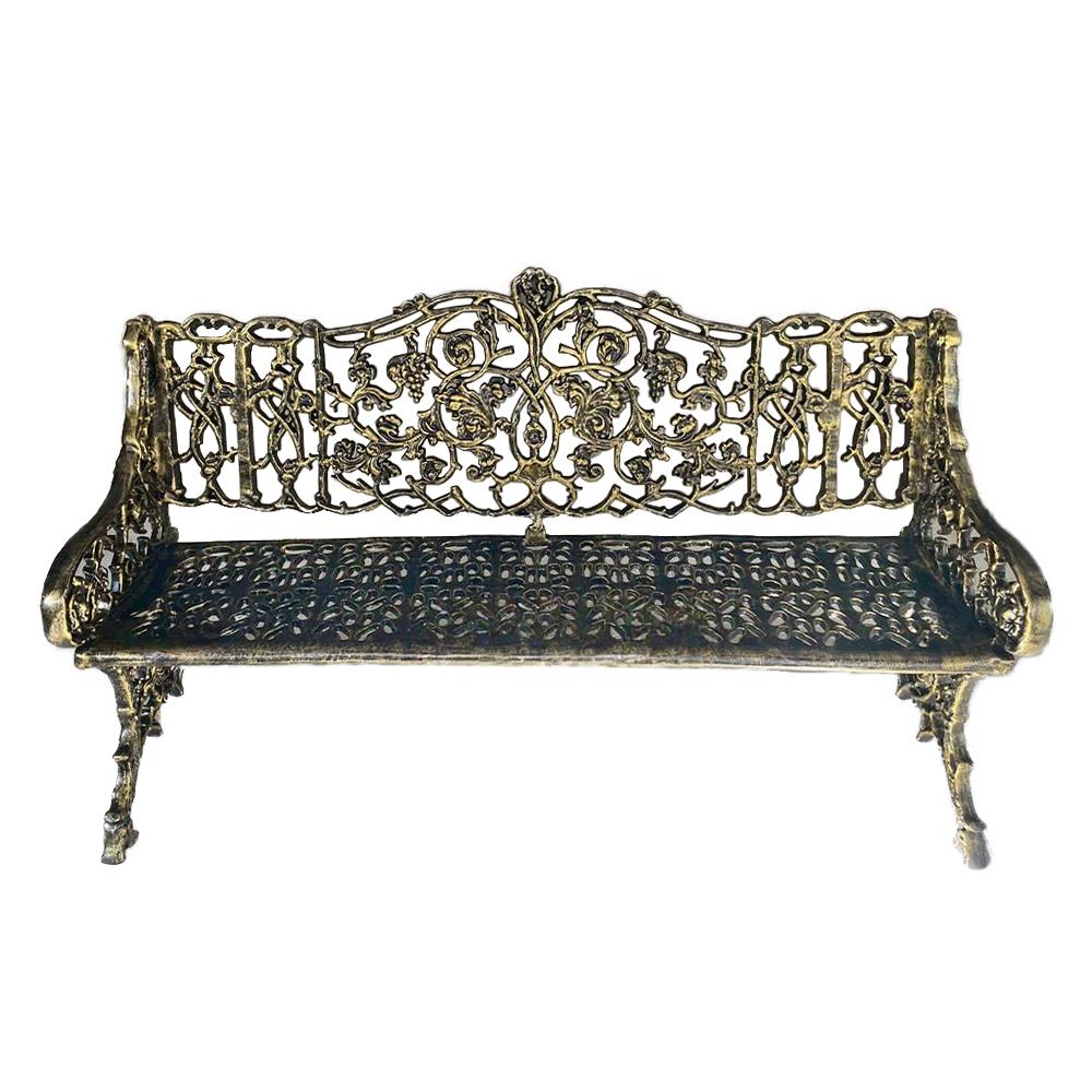 ม้านั่งสนาม AUNCHISAALLOY 1BD สีทองรมดำ