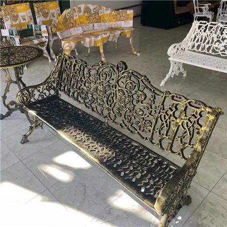 ม้านั่งสนาม AUNCHISAALLOY 1BD สีทองรมดำ_3