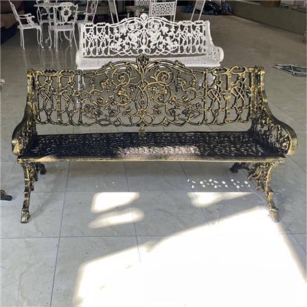 ม้านั่งสนาม AUNCHISAALLOY 1BD สีทองรมดำ_4