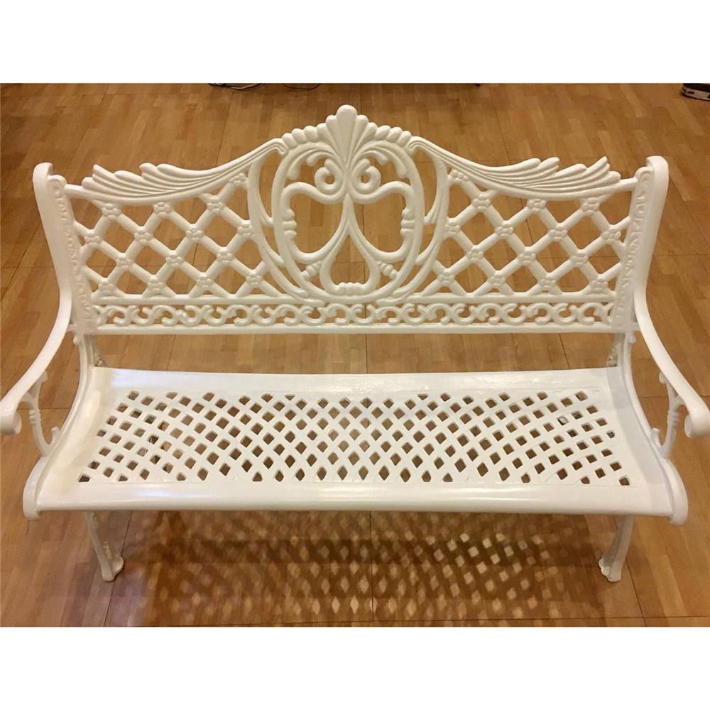 ม้านั่งสนาม AUNCHISAALLOY 1BB สีขาว