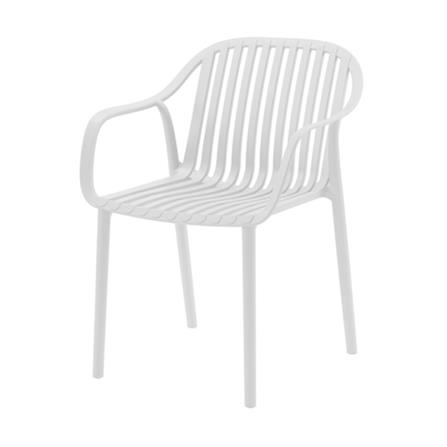 เก้าอี้พลาสติก SPRING WYNN สีขาว_0