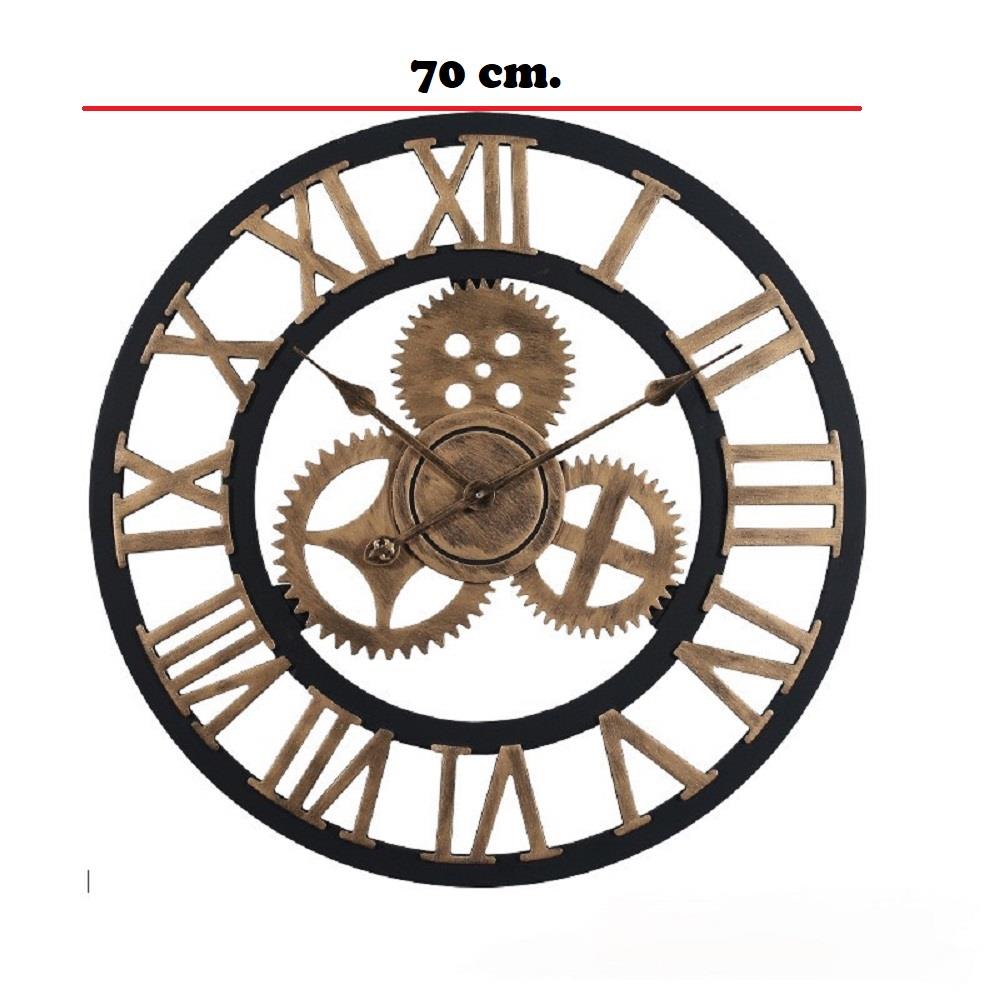 นาฬิกาแขวน INTERY C1038C012_17 27.55 นิ้ว สีทอง