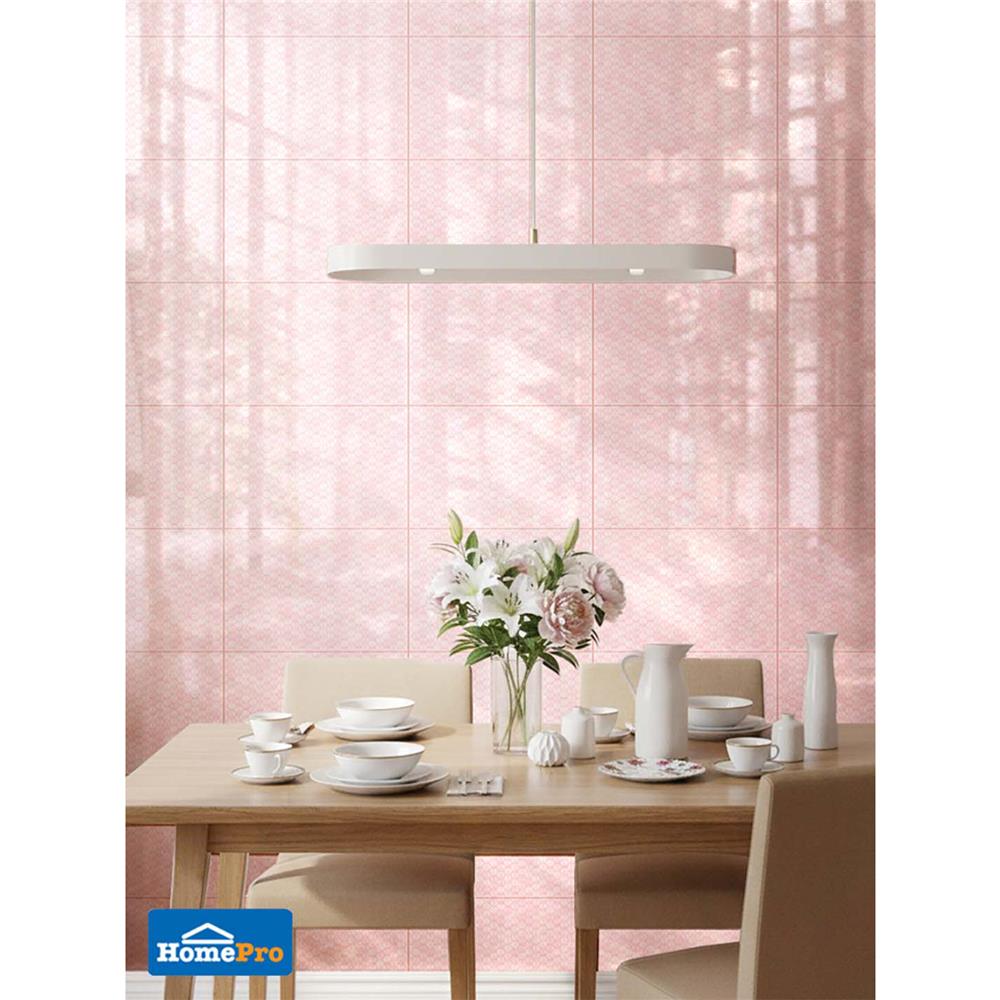 กระเบื้องผนัง 30x45 ซม. TARA โอไรออน ชมพูอ่อน 0.81 ตร.ม.