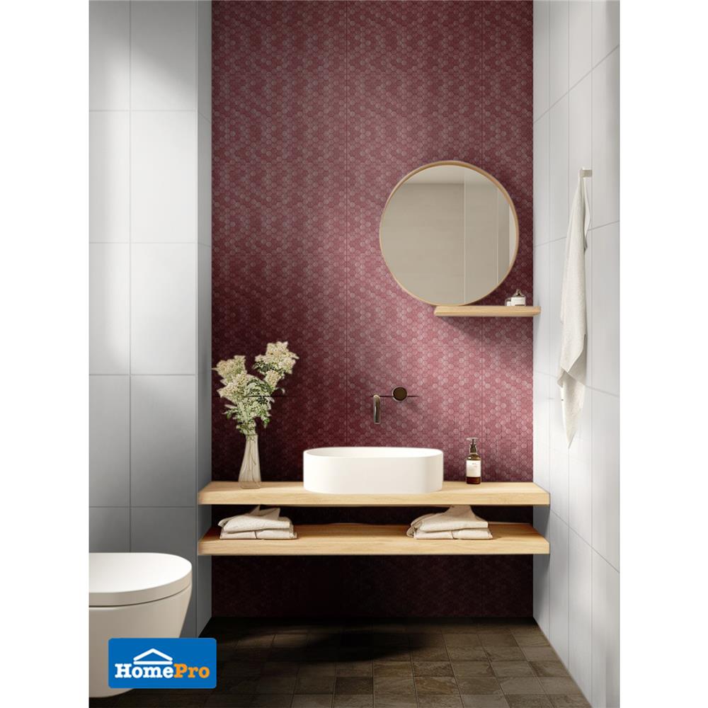 กระเบื้องผนัง 30x45 ซม. TARA โอไรออน ชมพู 0.81 ตร.ม.