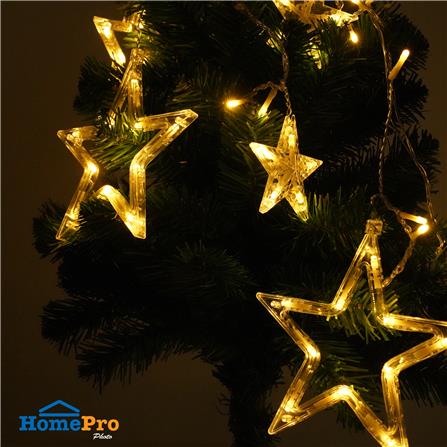 ไฟกะพริบ LED CARINI 1091 STAR 2.5 เมตร WARM WHITE_5