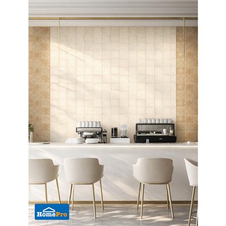 กระเบื้องผนัง 25x40 ซม. TARA เฌอเรียร่า กลาง เบจ 1 ตร.ม._2