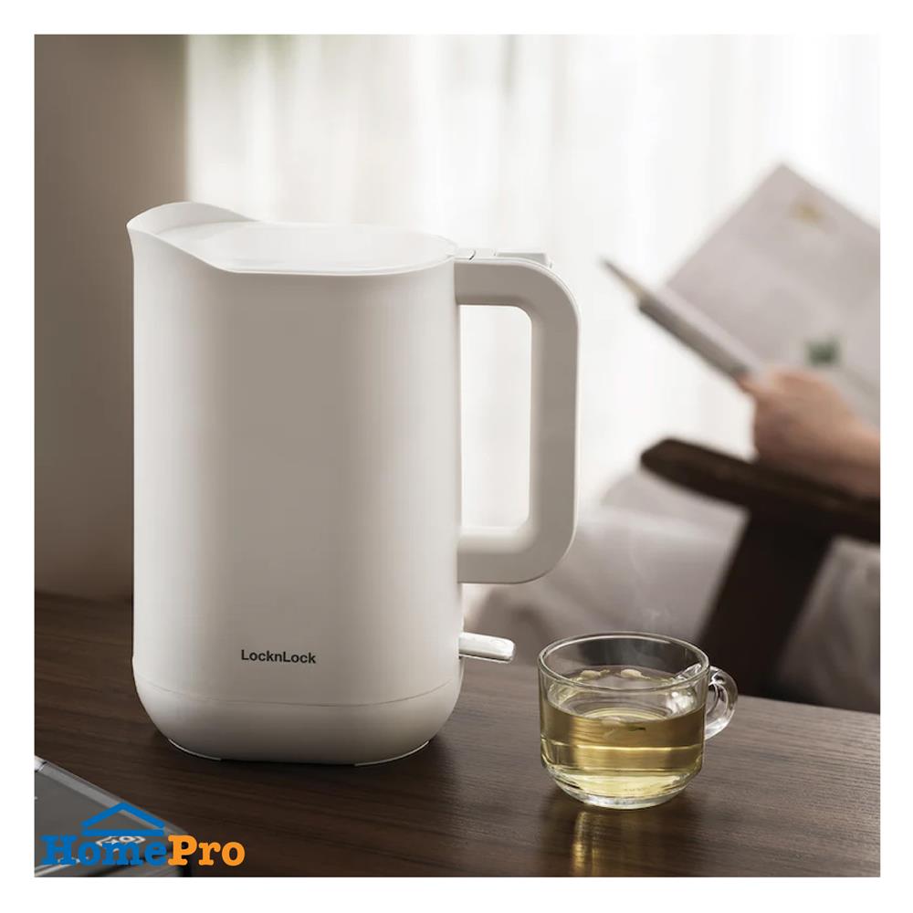 กาต้มน้ำไฟฟ้า LOCKNLOCK EJK216WHT 1.2 ลิตร