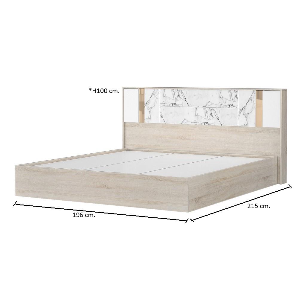 ชุดห้องนอน 6 ฟุต KONCEPT ARTHUR 59063952 สีโซลิดโอ๊ค