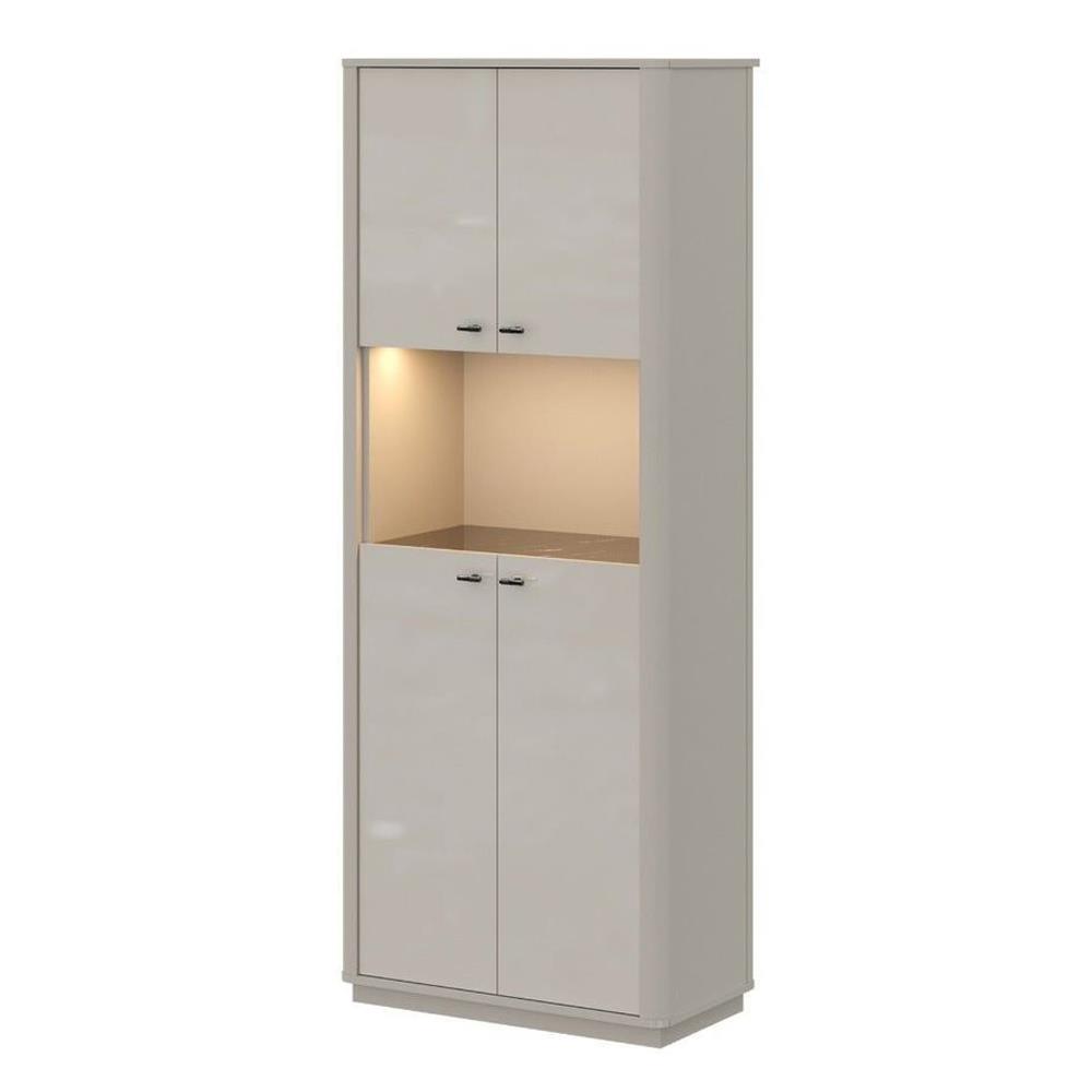 ตู้โชว์ SB FURNITURE BLESS 80 ซม. สีเบจ