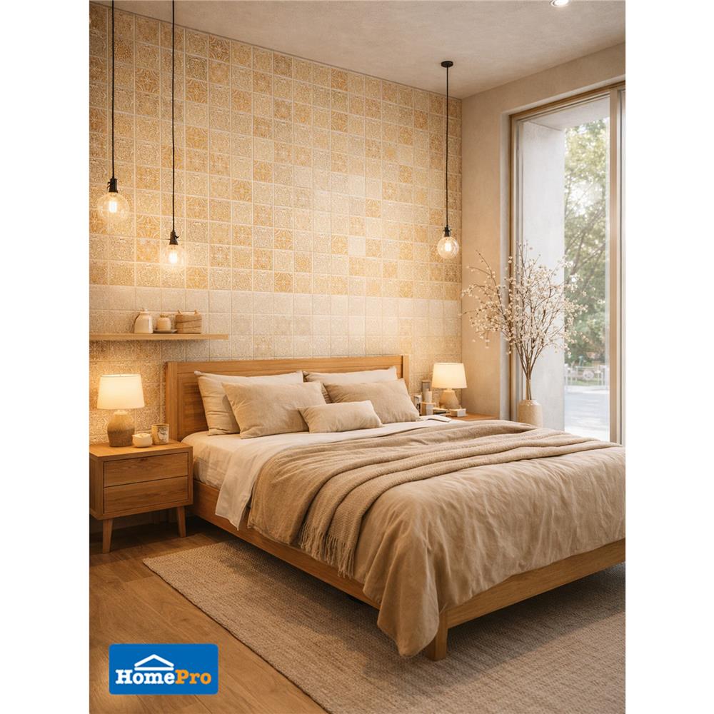 กระเบื้องผนัง 25x40 ซม. TARA เฌอเรียร่า กลาง บราวน์ 1 ตร.ม.